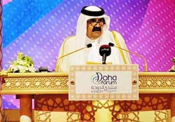 سمو الأمير يفتتح منتدى الدوحة ومؤتمر إثراء المستقبل؛