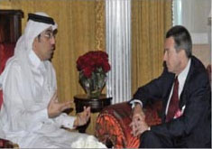 دكتور المري يلتقي رئيس اللجنة الدولية للصليب الأحمر