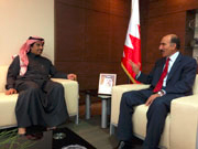 د. المري يجتمع مع رئيس "حقوق الإنسان" البحرينية