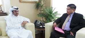 دكتور المري يلتقي السفير الفليبني