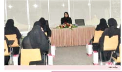 اللجنة تستقبل طالبات الإيمان المستقلة 