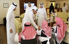 وفد من اللجنة يزور "إحسان"