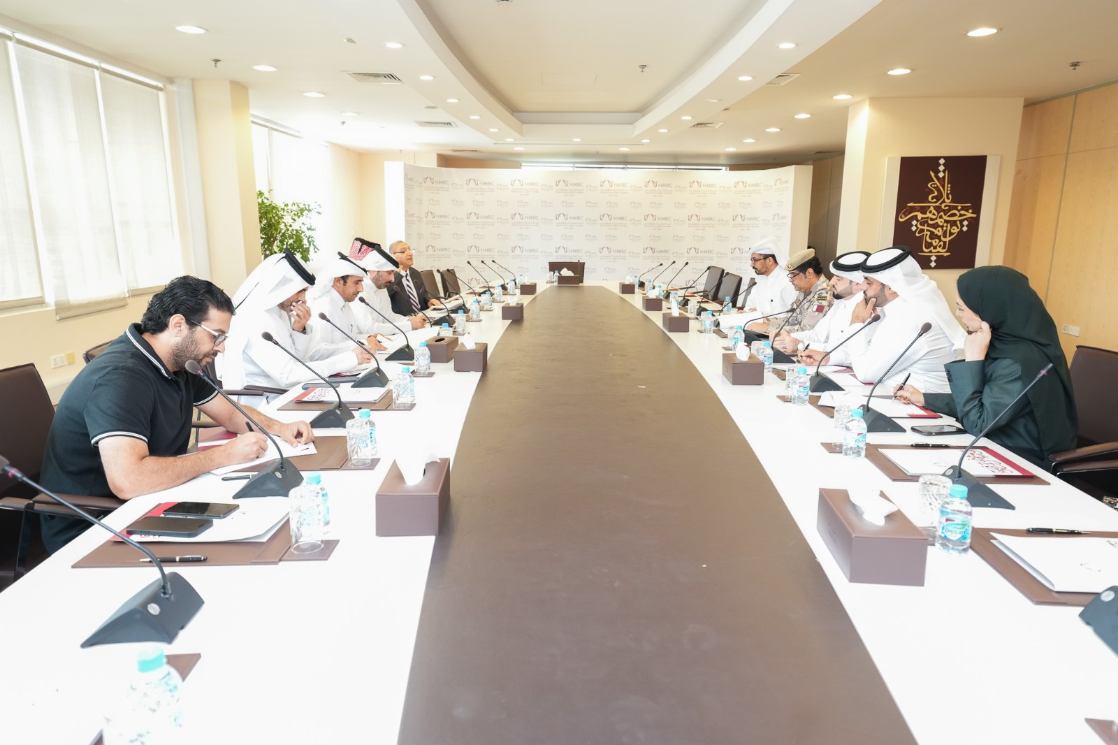 تعاون بين اللجنة الوطنية لحقوق الإنسان واللجنة الوطنية للقانون الدولي الإنساني