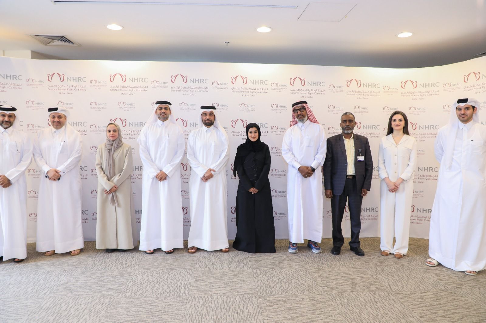 خلال الاجتماع مع وفد شبكة الجزيرة الإعلامية.. الجمّالي: العمل في إطار مذكرات التعاون يمثل إطار مؤسسي في تعزيز الثقافة الحقوقية