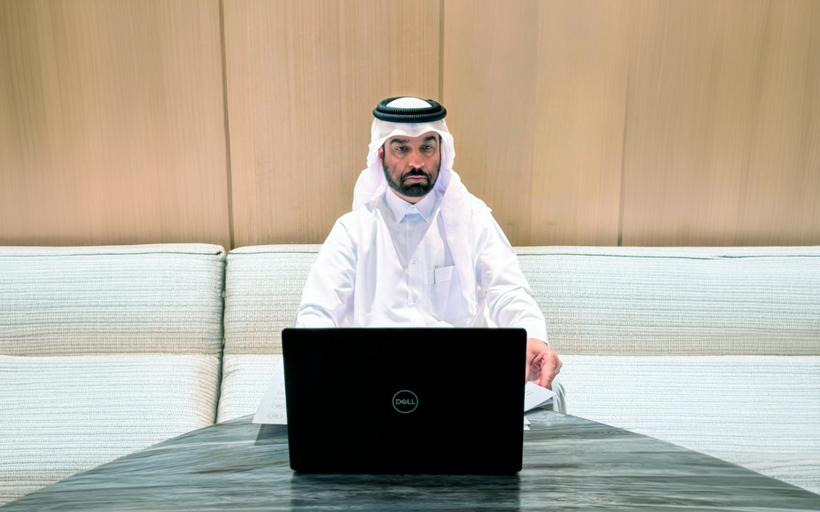 خلال مشاركته (أونلاين) في الاجتماع السنوي لل UNDP.. الجمّالي: الأمن الحقيقي هو نتيجة الثقة بين الإنسان ومؤسسات الدولة، وأن العدالة متاحة للجميع دون تمييز