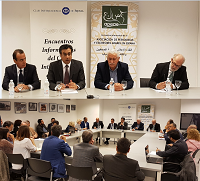 في لقائه بممثلي وسائل إعلام دولية بنادي الصحافة في مدريد.. د. علي بن صميخ المري:  نطالب الحكومة القطرية بالتحرك إلى مجلس الأمن لكبح جريمة العدوان