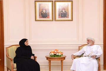 مريم العطية تلتقي رئيس مجلس الدولة ووزيرة التنمية بسلطنة عمان