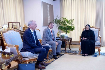 بحضور السفير الألماني .. مريم العطية تجتمع مع عضو البوندستاغ