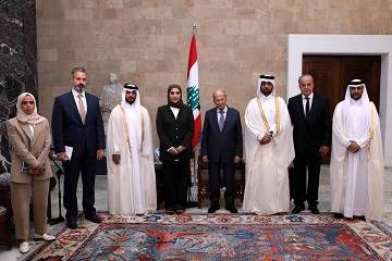 استقبلها الرئيس اللبناني ... عون : نقوم بجهود حثيثة لتعزيز حقوق المرأة وحقوق الطفل وذوي الحاجات الخاصة