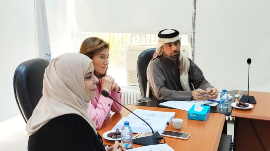 الجمالي يجتمع مع رئيسة مجلس أمناء المركز الوطني لحقوق الإنسان بالأردن