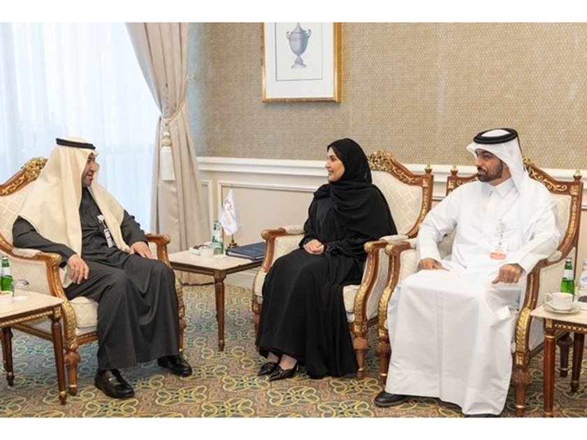 رئيس اللجنة الوطنية لحقوق الإنسان تجتمع مع عدد من المسؤولين الدوليين