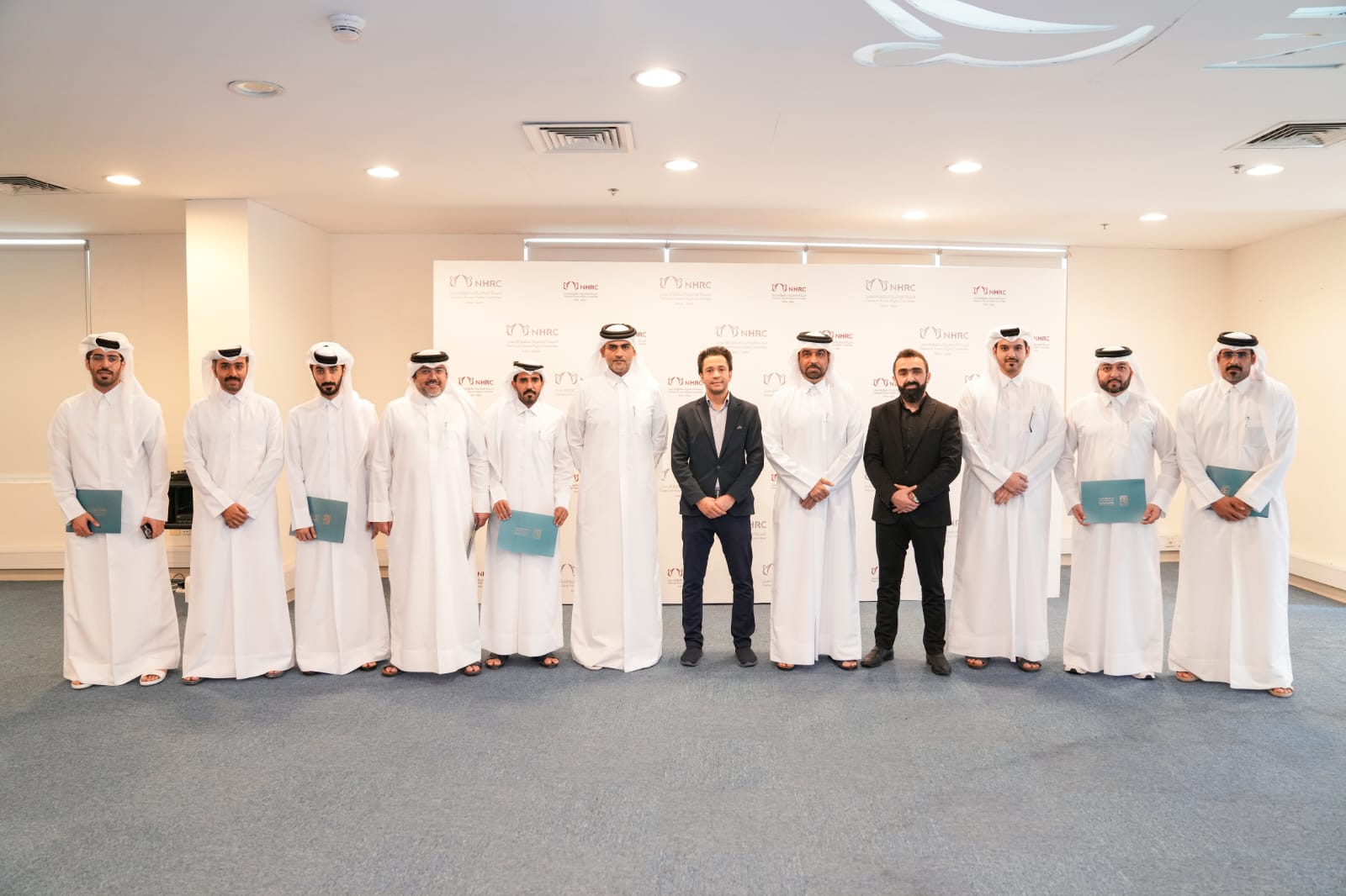 في إطار مذكرة تفاهم بين اللجنة الوطنية لحقوق الإنسان ومعهد الدوحة للدراسات العليا.. تنفيذ برنامج تدريبي لحقوق الإنسان حول التخطيط الإستراتيجي