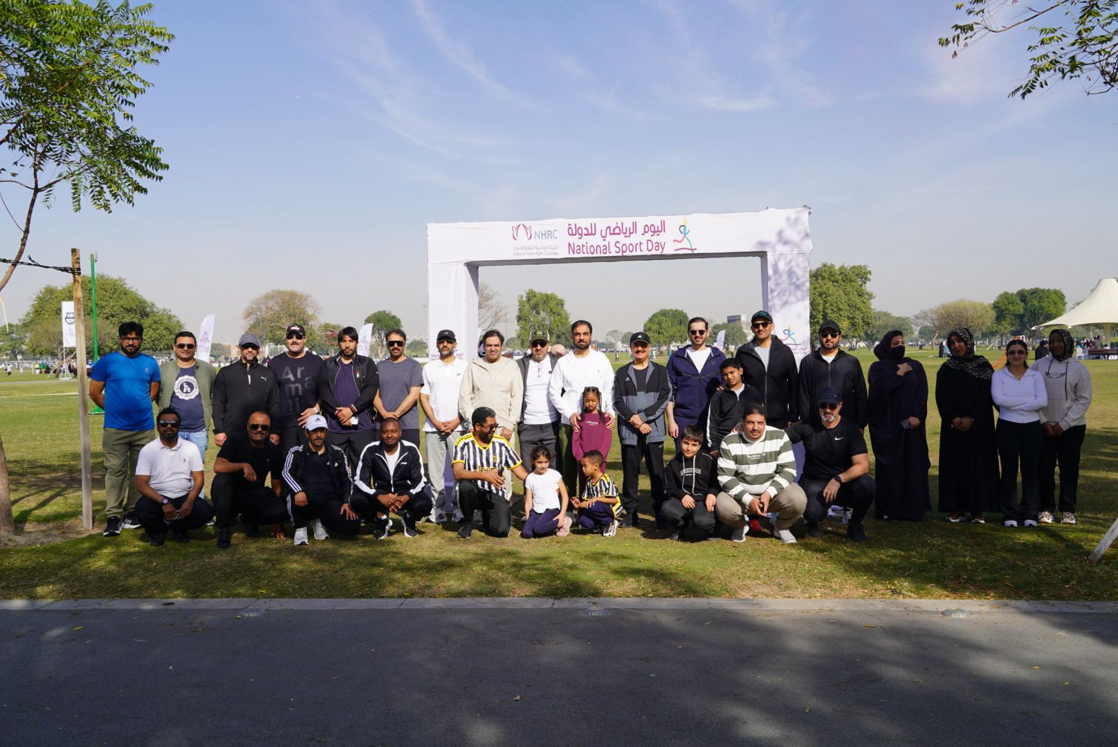 اللجنة الوطنية لحقوق الإنسان تشارك في اليوم الرياضي.. مريم العطية:  اليوم الرياضي نموذج وطني لترسيخ الحق في  الصحة وحقوق الإنسانية الأساسية